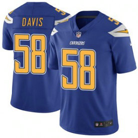 Nike Chargers 58 Thomas Davis Light Blue Color Rush Limited Men Jesrey Nike Chargers 58 Thomas Davis Light Blue Color Rush Limited Men Jesrey