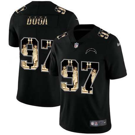 Nike Chargers 97 Joey Bosa Black Statue Of Liberty Limited Jersey Nike Chargers 97 Joey Bosa Black Statue Of Liberty Limited Jersey