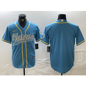 Nike Chargers Blank Blue Vapor Baseball Limited Men Jersey Nike Chargers Blank Blue Vapor Baseball Limited Men Jersey