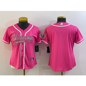 Nike Chargers Blank Pink Vapor Baseball Limited Women Jersey Nike Chargers Blank Pink Vapor Baseball Limited Women Jersey