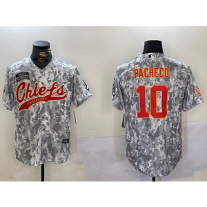 Nike Chiefs 10 Isiah Pacheco Camo Vapor Baseball Limited Men Jersey Nike Chiefs 10 Isiah Pacheco Camo Vapor Baseball Limited Men Jersey