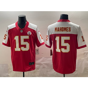 Nike Chiefs 15 Patrick Mahomes Thanksgiving Day F.U.S.E. Vapor Limited Men Jersey Nike Chiefs 15 Patrick Mahomes Thanksgiving Day F.U.S.E. Vapor Limited Men Jersey