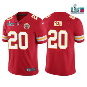 Nike Chiefs 20 Justin Reid Red 2023 Super Bowl LVII Vapor Limited Men Jersey Nike Chiefs 20 Justin Reid Red 2023 Super Bowl LVII Vapor Limited Men Jersey
