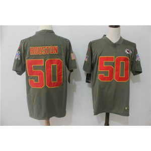 Nike Chiefs 50 Justin Houston Olive 2017 Salute To Service Limited Men Jersey Nike Chiefs 50 Justin Houston Olive 2017 Salute To Service Limited Men Jersey