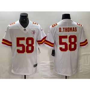 Nike Chiefs 58 Derrick Thomas White Vapor Untouchable Limited Men Jersey Nike Chiefs 58 Derrick Thomas White Vapor Untouchable Limited Men Jersey