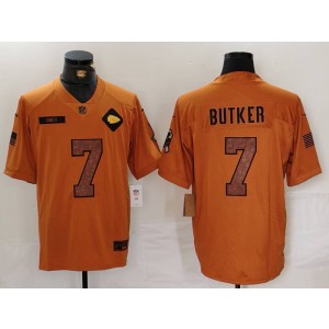 Nike Chiefs 7 Harrison Butker 2023 Brown Salute To Service Limited Men Jersey Nike Chiefs 7 Harrison Butker 2023 Brown Salute To Service Limited Men Jersey