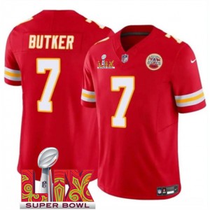 Nike Chiefs 7 Harrison Butker Red 2025 Super Bowl LIX F.U.S.E. Vapor Limited Men Jersey Nike Chiefs 7 Harrison Butker Red 2025 Super Bowl LIX F.U.S.E. Vapor Limited Men Jersey