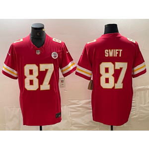 Nike Chiefs 87 Taylor Swift Red F.U.S.E Vapor Limited Men Jersey Nike Chiefs 87 Taylor Swift Red F.U.S.E Vapor Limited Men Jersey