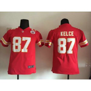 Nike Chiefs 87 Travis Kelce Red Team Color Youth Stitched NFL Nike Chiefs 87 Travis Kelce Red Team Color Youth Stitched NFL