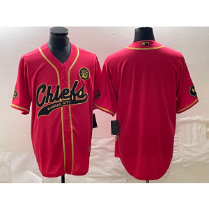 Nike Chiefs Blank Red Gold Baseball Vapor Limited Men Jersey Nike Chiefs Blank Red Gold Baseball Vapor Limited Men Jersey