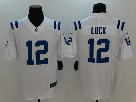 Nike Colts 12 Andrew Luck White Vapor Untouchable Player Limited Jersey Nike Colts 12 Andrew Luck White Vapor Untouchable Player Limited Jersey