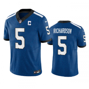 Nike Colts 5 Anthony Richardson Royal 2023 F.U.S.E. Vapor Limited Throwback Men Jersey with C Patch Nike Colts 5 Anthony Richardson Royal 2023 F.U.S.E. Vapor Limited Throwback Men Jersey with C Patch