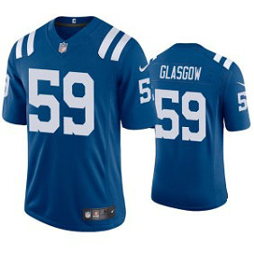 Nike Colts 59 Jordan Glasgow Blue Vapor Untouchable Limited Men Jersey Nike Colts 59 Jordan Glasgow Blue Vapor Untouchable Limited Men Jersey