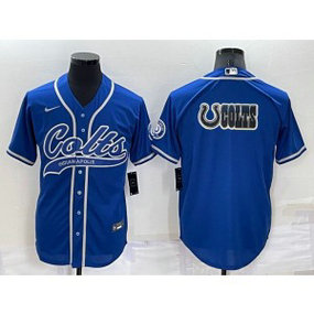 Nike Colts Blank Blue Vapor Baseball Logo Limited Men Jersey Nike Colts Blank Blue Vapor Baseball Logo Limited Men Jersey