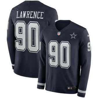 Nike Cowboys #90 Demarcus Lawrence Navy Long Sleeve Limited Jersey Nike Cowboys #90 Demarcus Lawrence Navy Long Sleeve Limited Jersey