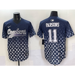 Nike Cowboys 11 Micah Parsons Black Fashion Baseball Vapor Limited Men Jersey Nike Cowboys 11 Micah Parsons Black Fashion Baseball Vapor Limited Men Jersey
