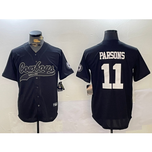 Nike Cowboys 11 Micah Parsons Black Vapor Baseball Limited Men Jersey Nike Cowboys 11 Micah Parsons Black Vapor Baseball Limited Men Jersey