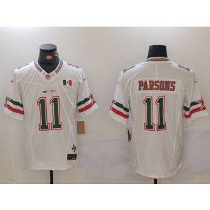 Nike Cowboys 11 Micah Parsons White Mexico F.U.S.E. Vapor Limited Men Jersey Nike Cowboys 11 Micah Parsons White Mexico F.U.S.E. Vapor Limited Men Jersey