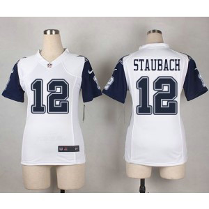 Nike Cowboys 12 Roger Staubach White Women's NFL Color Rush Jersey Nike Cowboys 12 Roger Staubach White Women's NFL Color Rush Jersey