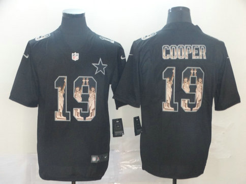 Nike Cowboys 19 Amari Cooper Black Statue Of Liberty Limited Jersey Nike Cowboys 19 Amari Cooper Black Statue Of Liberty Limited Jersey