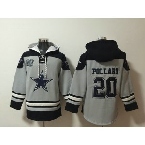 Nike Cowboys 20 Tony Pollard Grey Hoodie Sweatshirt Nike Cowboys 20 Tony Pollard Grey Hoodie Sweatshirt