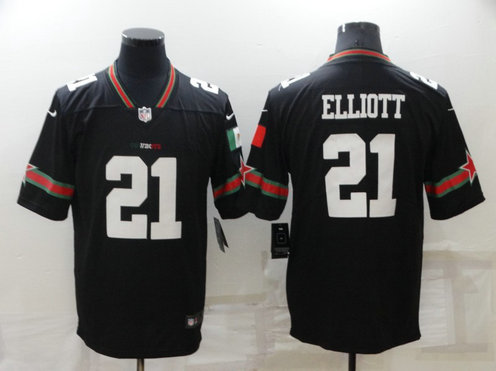 Nike Cowboys 21 Ezekiel Elliott Black Magnet Mexico Mexican Vapor Limited Jersey Nike Cowboys 21 Ezekiel Elliott Black Magnet Mexico Mexican Vapor Limited Jersey