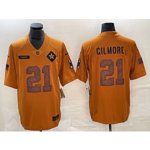 Nike Cowboys 21 Stephon Gilmore 2023 Brown Salute To Service Limited Men Jersey Nike Cowboys 21 Stephon Gilmore 2023 Brown Salute To Service Limited Men Jersey