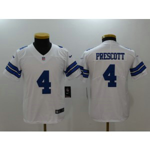 Nike Cowboys 4 Dak Prescott White Vapor Untouchable Limited Youth Jersey Nike Cowboys 4 Dak Prescott White Vapor Untouchable Limited Youth Jersey