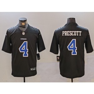 Nike Cowboys 4 Prescott Black Vapor Limited Men Jersey Nike Cowboys 4 Prescott Black Vapor Limited Men Jersey