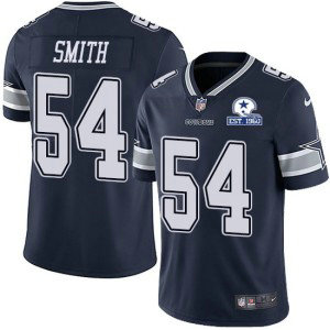 Nike Cowboys 54 Jaylon Smith Navy With Est 1960 Patch Limited Men Jersey Nike Cowboys 54 Jaylon Smith Navy With Est 1960 Patch Limited Men Jersey
