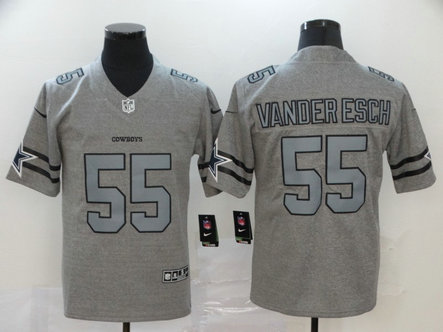 Nike Cowboys 55 Leighton Vander Esch 2019 Gray Gridiron Gray Vapor Untouchable Limited Jersey Nike Cowboys 55 Leighton Vander Esch 2019 Gray Gridiron Gray Vapor Untouchable Limited Jersey