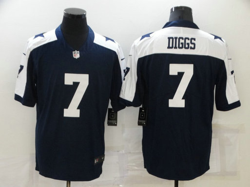 Nike Cowboys 7 Trevon Diggs Navy Thanksgiving Vapor Untouchable Limited Jersey Nike Cowboys 7 Trevon Diggs Navy Thanksgiving Vapor Untouchable Limited Jersey