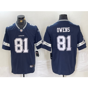 Nike Cowboys 81 Owens Blue Vapor Untouchable Limited Men Jersey Nike Cowboys 81 Owens Blue Vapor Untouchable Limited Men Jersey
