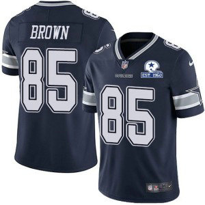 Nike Cowboys 85 Noah Brown Navy With Est 1960 Patch Limited Men Jersey Nike Cowboys 85 Noah Brown Navy With Est 1960 Patch Limited Men Jersey
