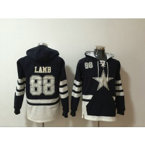 Nike Cowboys 88 CeeDee Lamb Blue Hoodie Sweatshirt Nike Cowboys 88 CeeDee Lamb Blue Hoodie Sweatshirt