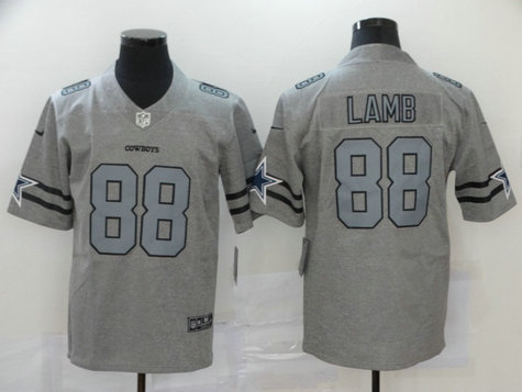 Nike Cowboys 88 Ceedee Lamb 2019 Gray Gridiron Gray Vapor Untouchable Limited Jersey Nike Cowboys 88 Ceedee Lamb 2019 Gray Gridiron Gray Vapor Untouchable Limited Jersey