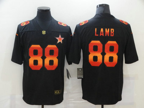 Nike Cowboys 88 Ceedee Lamb Black Colorful Fashion Limited Jersey Nike Cowboys 88 Ceedee Lamb Black Colorful Fashion Limited Jersey