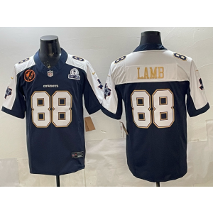Nike Cowboys 88 Lamb Blue Gold F.U.S.E. Vapor Limited Men Jersey with Patch Nike Cowboys 88 Lamb Blue Gold F.U.S.E. Vapor Limited Men Jersey with Patch