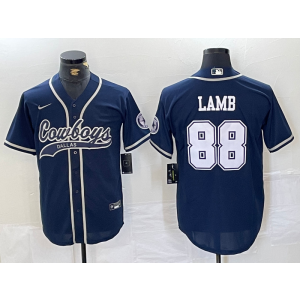 Nike Cowboys 88 Lamb Blue Vapor Baseball Limited Men Jersey Nike Cowboys 88 Lamb Blue Vapor Baseball Limited Men Jersey