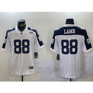 Nike Cowboys 88 Lamb White Team Logo Vapor Limited Men Jersey Nike Cowboys 88 Lamb White Team Logo Vapor Limited Men Jersey