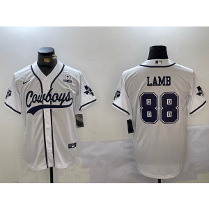 Nike Cowboys 88 Lamb White Vapor Baseball Limited Men Jersey Nike Cowboys 88 Lamb White Vapor Baseball Limited Men Jersey