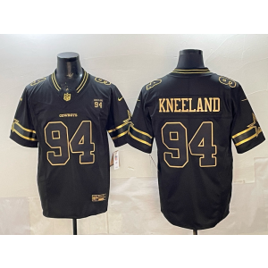 Nike Cowboys 94 Kneeland Black Gold F.U.S.E. Vapor Limited Men Jersey Nike Cowboys 94 Kneeland Black Gold F.U.S.E. Vapor Limited Men Jersey