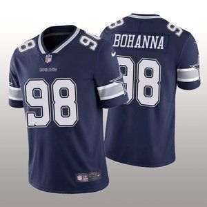 Nike Cowboys 98 Quinton Bohanna Navy Vapor Untouchable Limited Men Jersey Nike Cowboys 98 Quinton Bohanna Navy Vapor Untouchable Limited Men Jersey