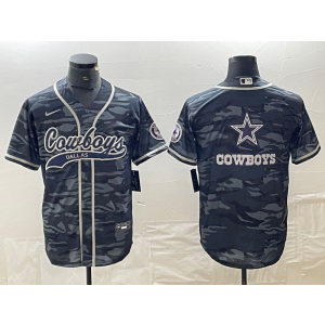 Nike Cowboys Blank Black Camo Vapor Baseball Limited Men Jersey Nike Cowboys Blank Black Camo Vapor Baseball Limited Men Jersey