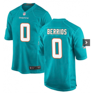 Nike Dolphins 0 Berrios Aqua Vapor Untouchable Limited Men Jersey