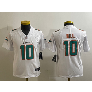 Nike Dolphins 10 Hill Aqua White Vapor Limited Youth Jersey Nike Dolphins 10 Hill Aqua White Vapor Limited Youth Jersey