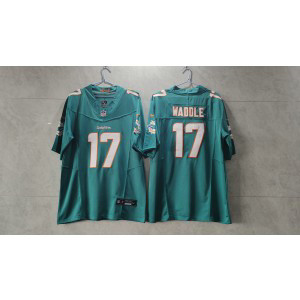 Nike Dolphins 17 Jaylen Waddle Tua Aqua 2023 F.U.S.E Vapor Limited Men Jersey