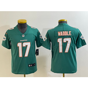 Nike Dolphins 17 Waddle Aqua Vapor Untouchable Limited Youth Jersey Nike Dolphins 17 Waddle Aqua Vapor Untouchable Limited Youth Jersey