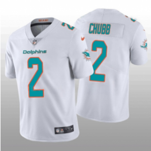 Nike Dolphins 2 Bradley Chubb White Vapor Untouchable Limited Men Jersey