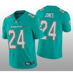 Nike Dolphins 24 Byron Jones Aqua Vapor Untouchable Limited Men Jersey
